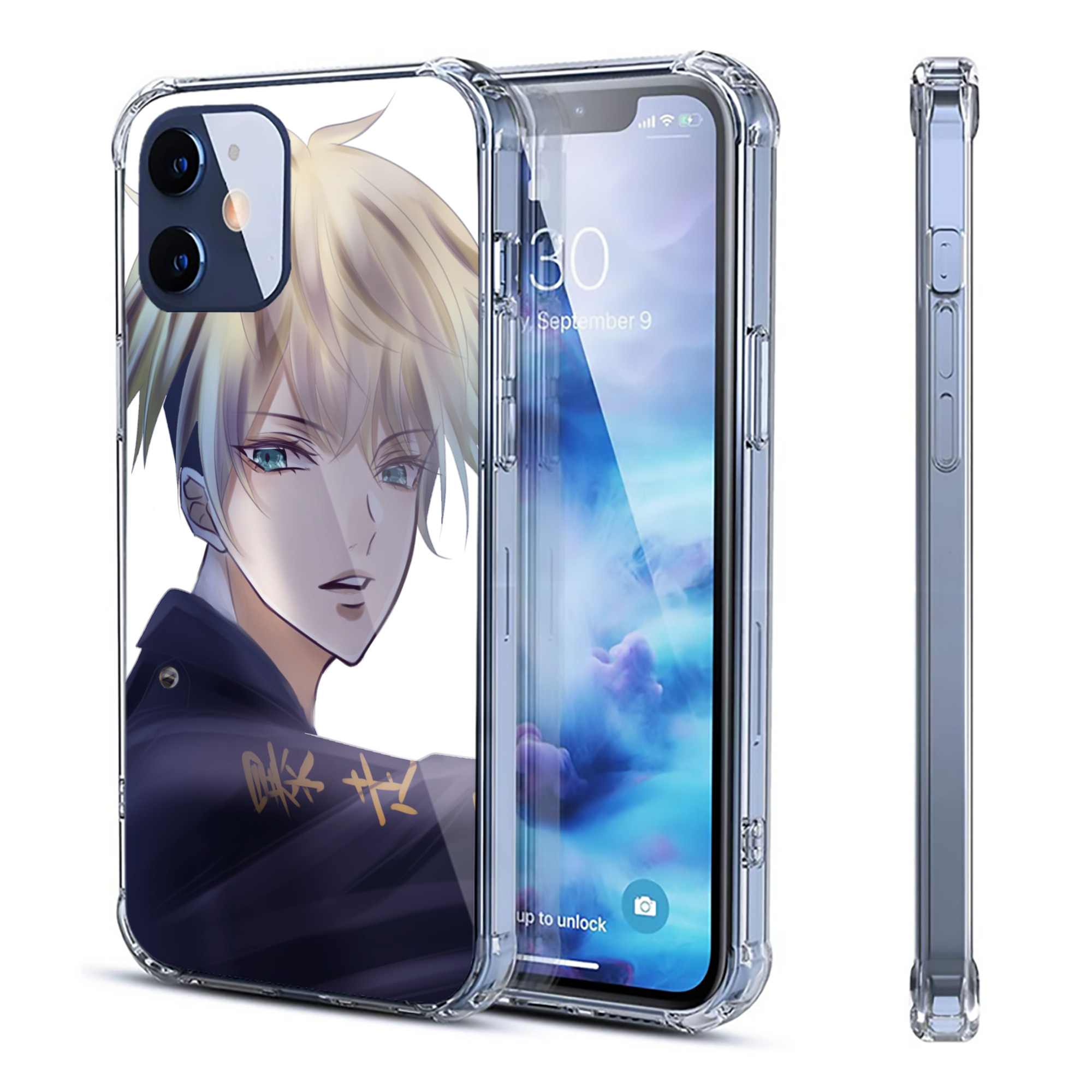 （画像用） 東京リベンジャーズ Tokyo Revengers 【iPhone 12シリーズ対応】透明スマホケース（クリアソフトケース）